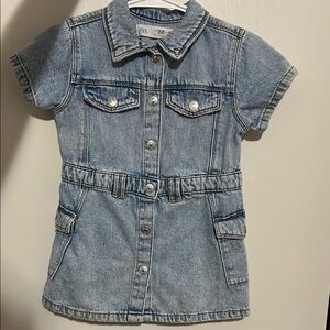 Denim Short Sleeve Kids Jacket
